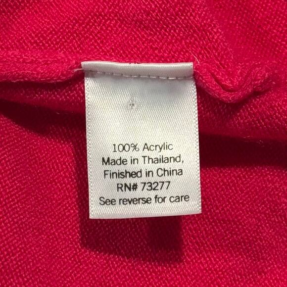 Croft & Barrow Sweater Preppy Classic Cozy Comfort Retro Minimalist Pink Size 3X - Picture 4 of 6